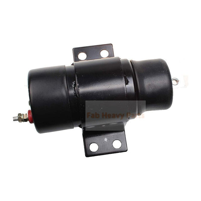 24V Fuel Shutoff Solenoid 3089804100 Fits for Hyundai Crane HC50E - Fab Heavy Parts