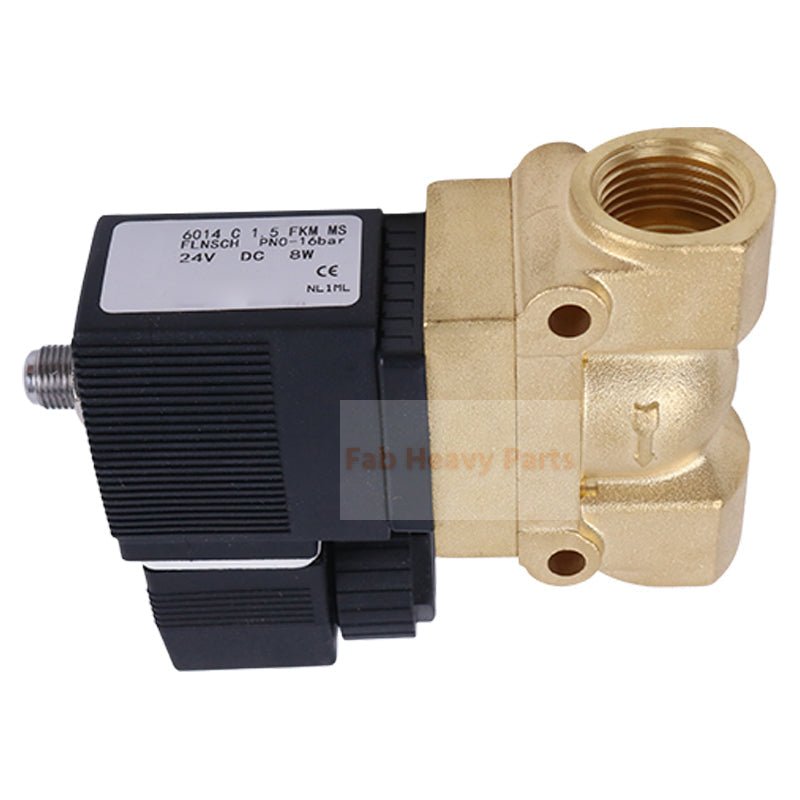 24V G1/2 Solenoid Valve 1089035161 Fits for Atlas Copco Air Compressor - Fab Heavy Parts
