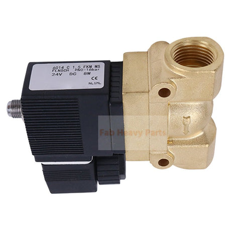 24V G1/2 Solenoid Valve 1089035161 Fits for Atlas Copco Air Compressor - Fab Heavy Parts