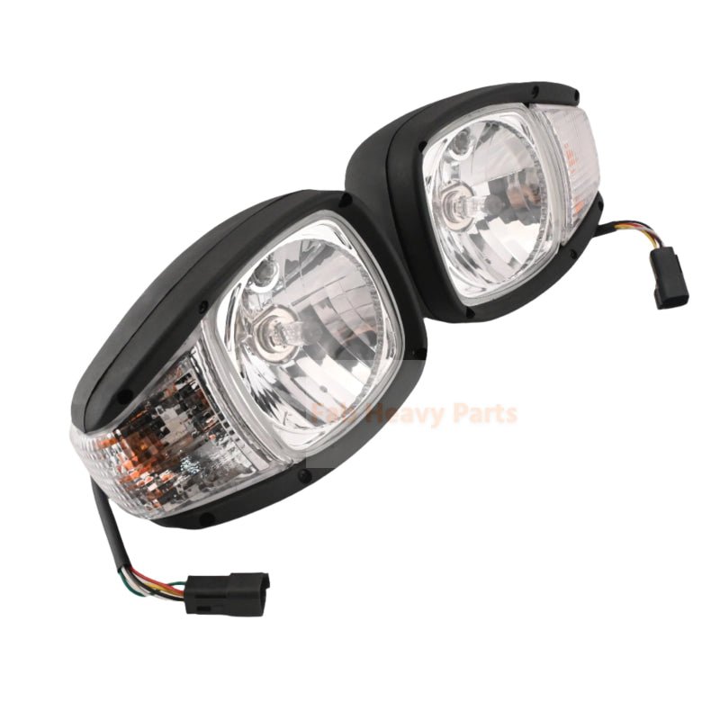 24V Headlight 344 - 3456 3443456 344 - 3455 3443455 Fits for Caterpillar CAT Engine C7 C6.6 C4.4 Loader 924H 924K 930G 930K - Fab Heavy Parts