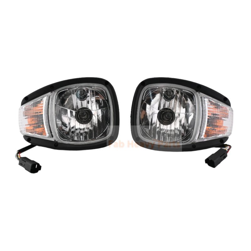 24V Headlight 344 - 3456 3443456 344 - 3455 3443455 Fits for Caterpillar CAT Engine C7 C6.6 C4.4 Loader 924H 924K 930G 930K - Fab Heavy Parts