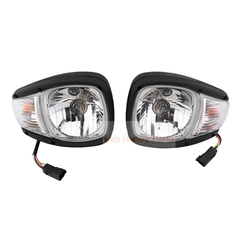 24V Headlight 344 - 3456 3443456 344 - 3455 3443455 Fits for Caterpillar CAT Engine C7 C6.6 C4.4 Loader 924H 924K 930G 930K - Fab Heavy Parts