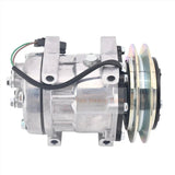24V Sanden SD7H13 A/C Compressor KHR3241 KHR3197 Fits for Link - Belt Fits Case Fits Kobelco - Fab Heavy Parts