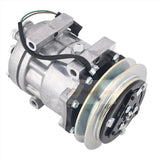 24V Sanden SD7H13 A/C Compressor KHR3241 KHR3197 Fits for Link - Belt Fits Case Fits Kobelco - Fab Heavy Parts