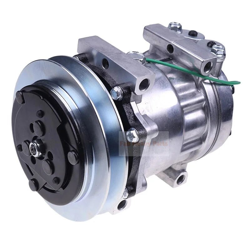 24V SD7H13 A/C Compressor 4674027 Fits for John Deere Excavator 60D 60G - Fab Heavy Parts