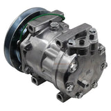 24V SD7H13 A/C Compressor YX91V00001F1 Fits for Kobelco Excavator SK130 SK250 SK330 SK235SR SK250LC - Fab Heavy Parts