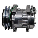 24V SD7H13 A/C Compressor YX91V00001F1 Fits for New Holland Excavator E135B E175B E215B E130 EH130 E200SR E235SR - Fab Heavy Parts