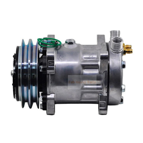 24V SD7H15 A/C Compressor 1433064H91 Fits for Komatsu Motor Grader GD750A - 1 GD650A - 2B GD530A - 2A GD670A - 2A 870B 830 - Fab Heavy Parts