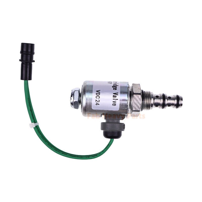 24V Solenoid Valve 3E - 6267 3E6267 Fits for Caterpillar CAT 3114 3116 3126 3406 Engine 446 446B 918F 924F 928G D8N IT12B IT24F IT28G RM - 350B RT100 - Fab Heavy Parts