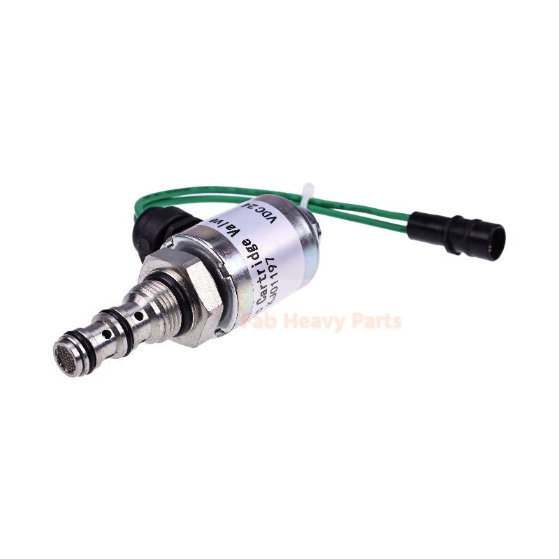 24V Solenoid Valve 3E - 6269 3E6269 Fits for Caterpillar CAT Engine 3114 3116 3126 C15 Wheel Loader 910E 910F 918F 924F 928G - Fab Heavy Parts
