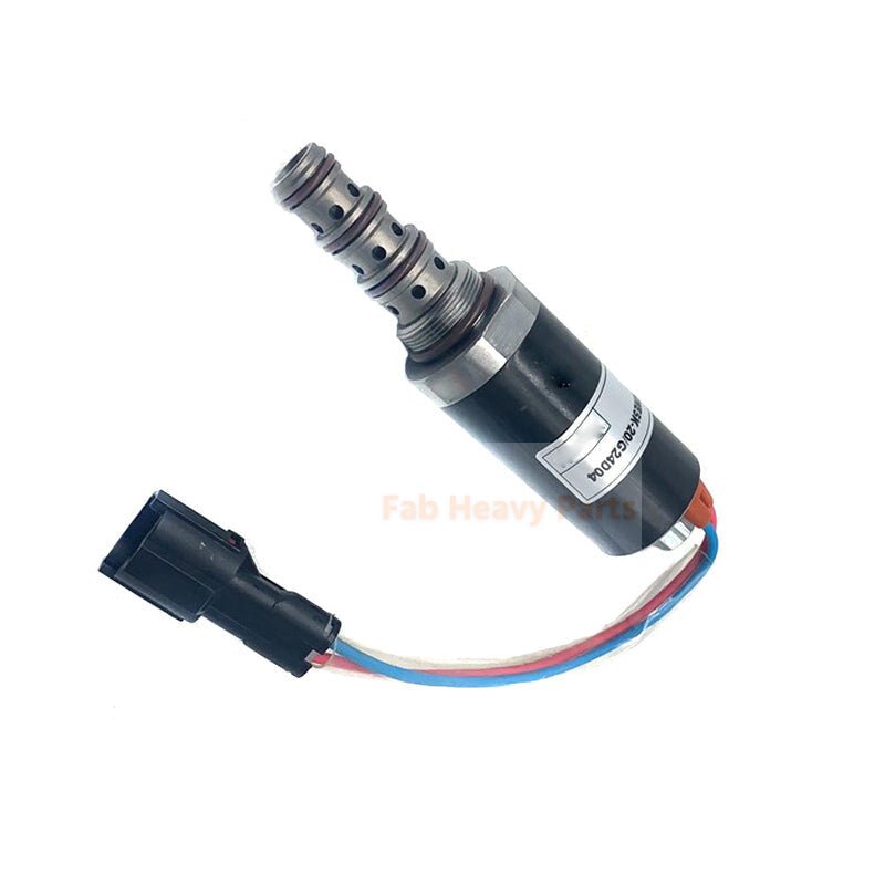24V Solenoid Valve KWE5K - 20/G24D04 - T Fits for Kato Excavator HD820 - Fab Heavy Parts
