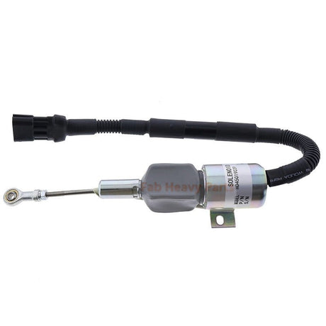 24V Stop Solenoid 504017345 Fits for CASE Wheeled Excavator WX170 WX200 - Fab Heavy Parts