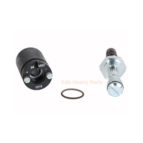 24V Transmission Solenoid Valve Assembly 79053454 75206641 Fits for New Holland Motor Grader FG105 FG70 FG75 FG85 - Fab Heavy Parts