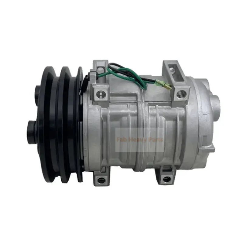 24V Valeo Seltec TM21 A/C Compressor Z0018298D T643349A Fits for John Deere Caterpillar CAT Komatsu - Fab Heavy Parts
