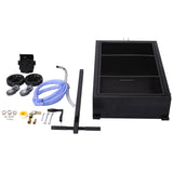 25 - Gallon Low - Profile Oil Drain Pan with Manual Pump - Fab Heavy Parts