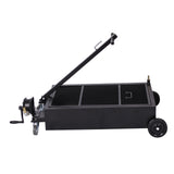 25 - Gallon Low - Profile Oil Drain Pan with Manual Pump - Fab Heavy Parts