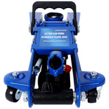 2.5 Ton Low Profile Heavy - Duty Steel Racing Floor Jack with Single Piston Lift Pump Lifting Range 3.5" - 14.50" - Fab Heavy Parts