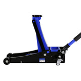 2.5 Ton Low Profile Steel Racing Hydraulic Floor Jack with Dual Pistons Quick Lift Pump Lifting range 3.5" - 19.5" - Fab Heavy Parts