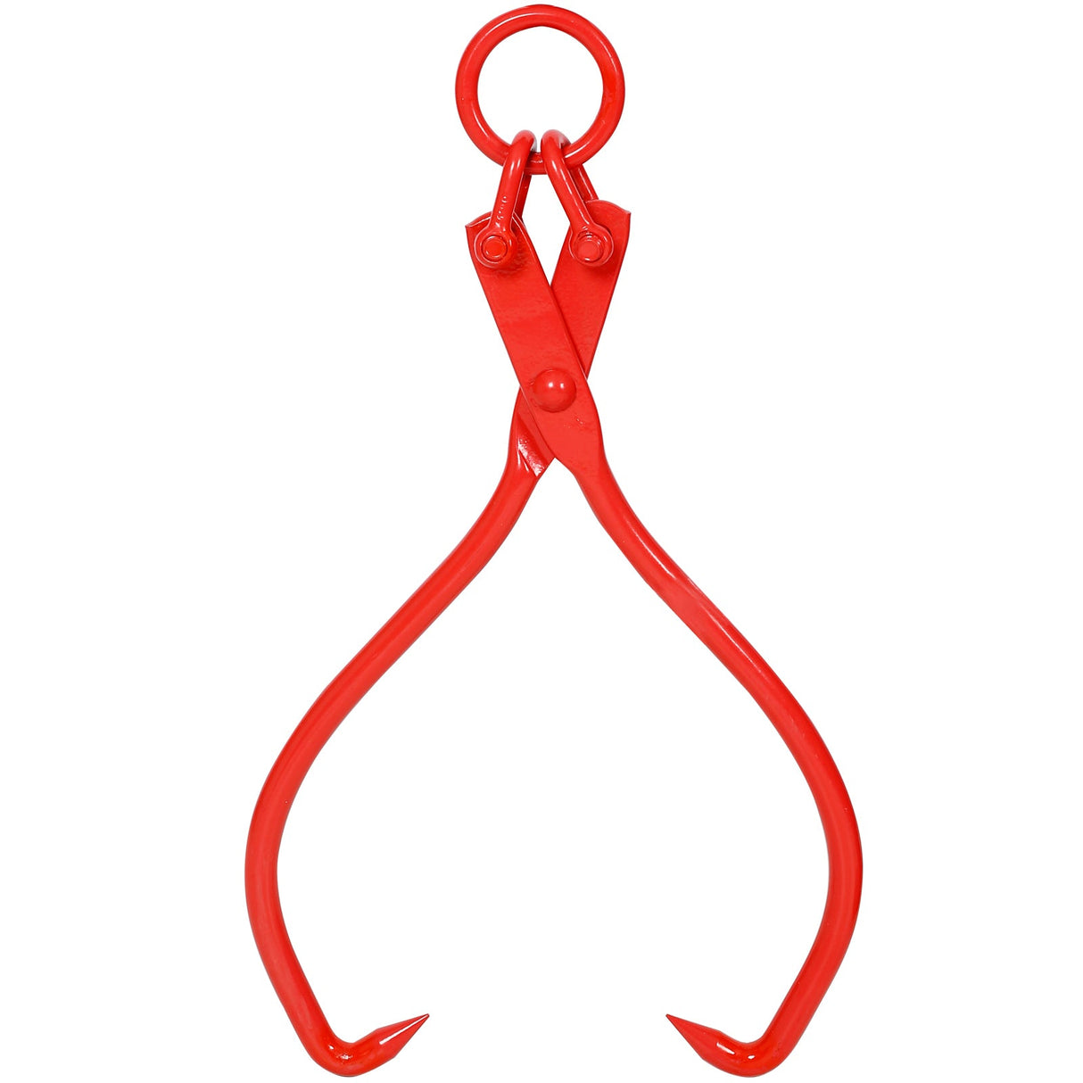 25inch Skidding Tongs with Ring Red - Fab Heavy Parts