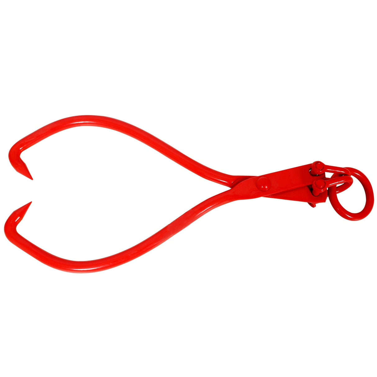25inch Skidding Tongs with Ring Red - Fab Heavy Parts
