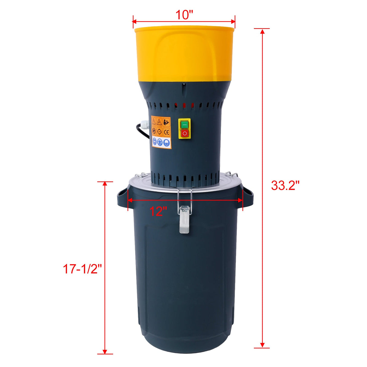 25L Grain Mill Grinder Electric Corn Grinder with 5 Grinder Sieves + 1 Wrench - Fab Heavy Parts