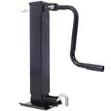 Weld On Trailer Jack 12,000 lbs. Capacity Sidewind Crank No Mount Square Tube 26 Inch Travel Heavy-Duty Square Tube