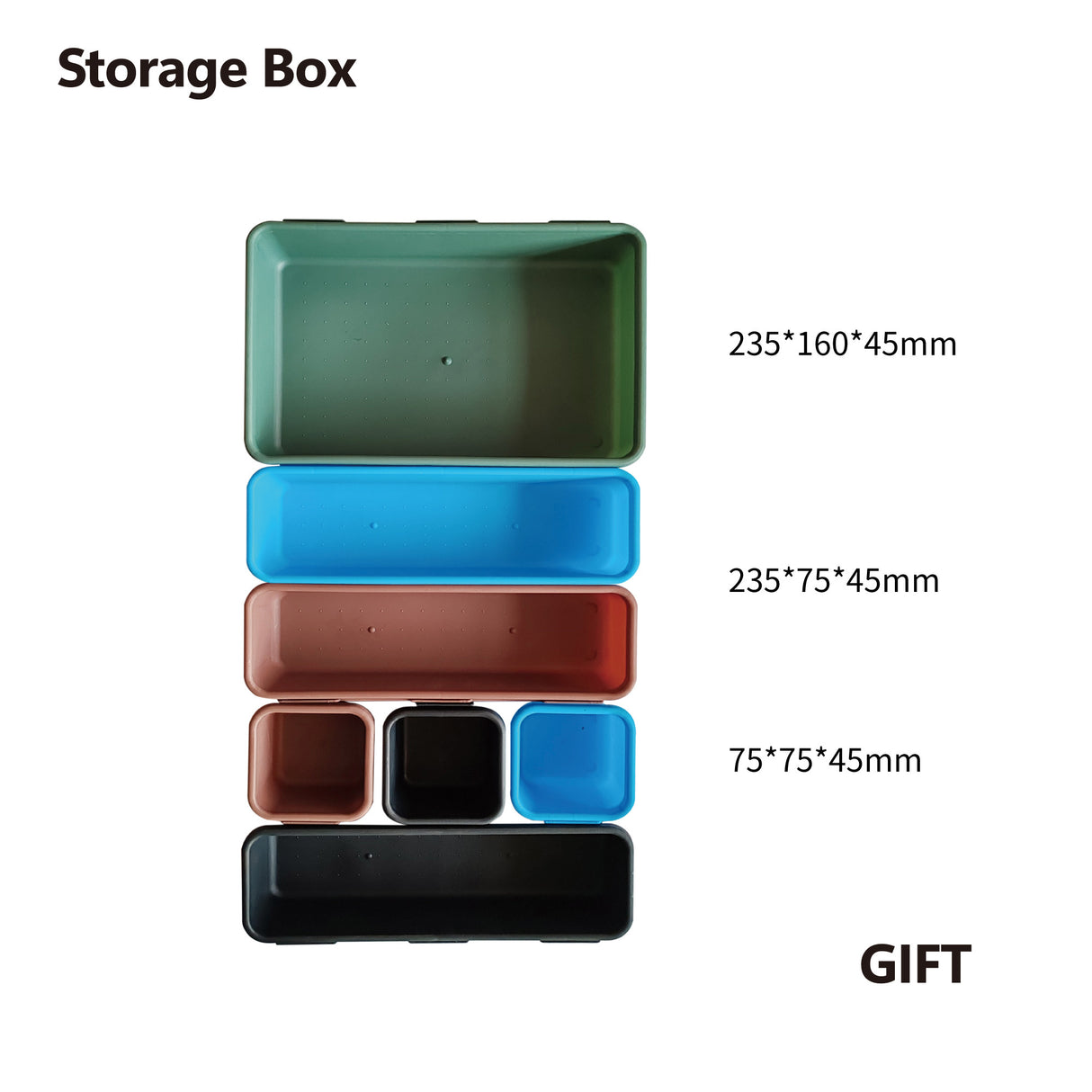 7ドロワーホイールを備えた多機能メカニックローリングツールチェストストレージキャビネット - ブルーグレー