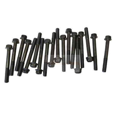 26X Cylinder Head Bolt M14 Fits for Isuzu 4HK1 4HF1 6HK1 for Case CX210B for Hitachi ZX200 - Fab Heavy Parts