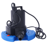 1/3 HP Automatic Swimming Pool Cover Pump 120 V Submersible with 3/4 Check Valve Adapter 2500 GPH Water Removal