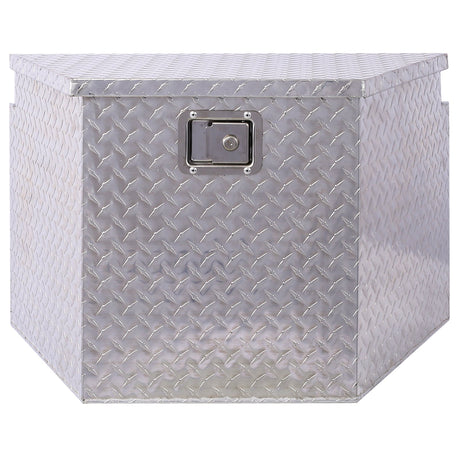 29 Inch Truck Box Aluminum Tool Box Heavy Duty w/Lock Keys 29x16.5x18.5inch - Silver - Fab Heavy Parts