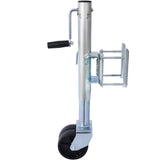 1500lbs Trailer Jack with Double Wheel Adjustable 12" Lift Swivel Tongue Towing