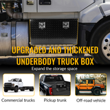 36 Inch Truck Tool Box 36"×17"×18" Heavy Duty Black Aluminum Tread Tool Box na may Locks T-Handle Latch Key