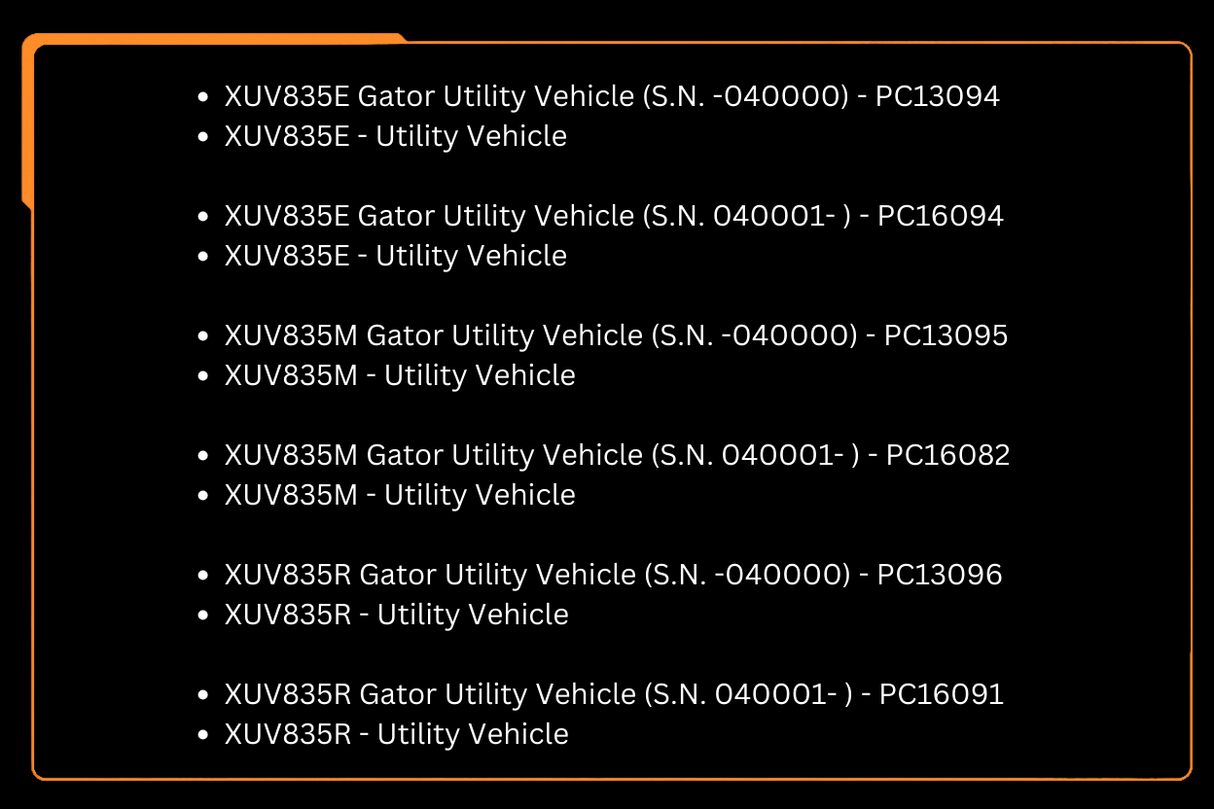 3Pcs Fuel Injector AUC11700 Fits for John Deere Gator 835R 18 XUV835M XUV825E XUV835E