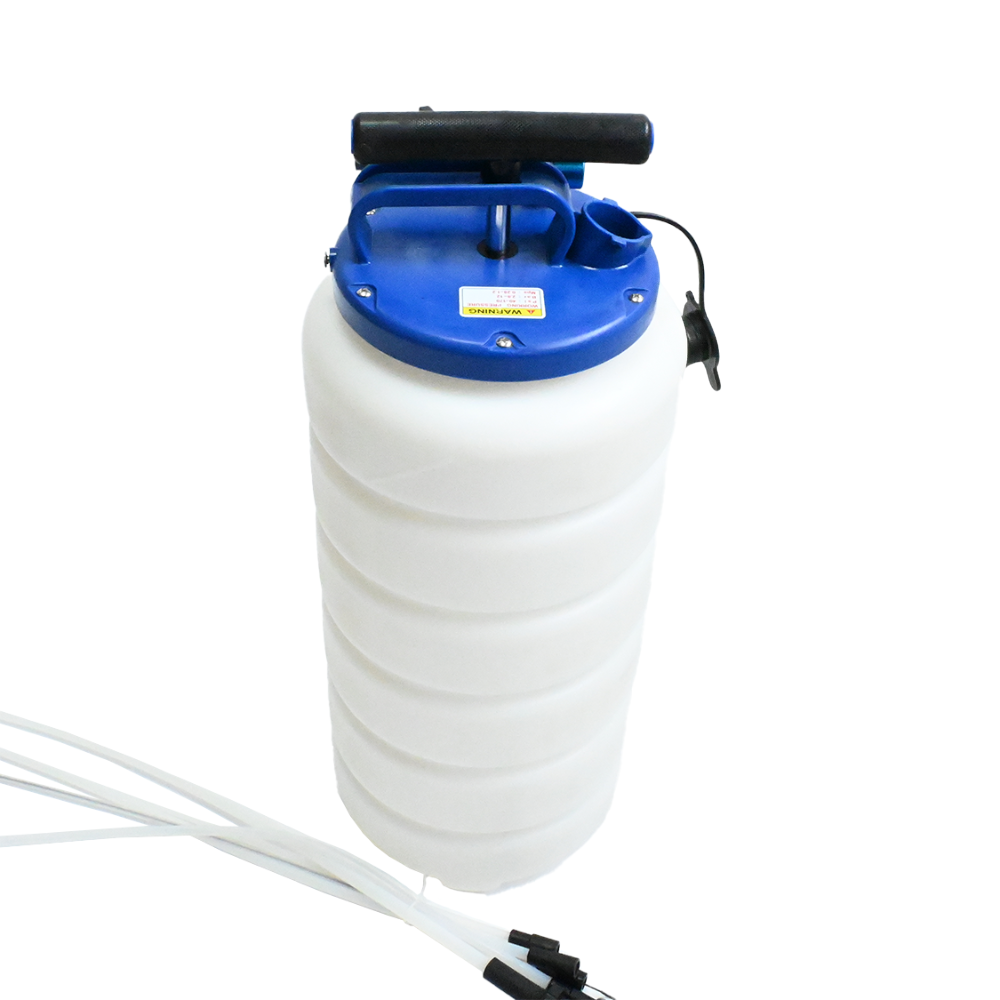 Fluid Extractor 4 Gallon 15 Liter Pneumatic&Manual Oil Changer Vacuum Fluid Extractor Oil Extractor