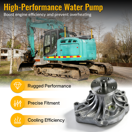 Water Pump VA32G4521010 for Kobelco SK130-8 SK140-8 SK135-2, Mitsubishi Engine D04FR
