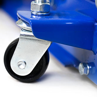 Low-Position Steel Vehicle Floor-Mounted Hydraulic Jack with Dual-Piston Quick-Lift Pump 3-Ton 6,600 Lbs. Capacity