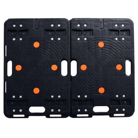 4Pcs Heavy Duty Interlocking Moving Dolly with 4 Wheels 23.6 x 15.7 Inch 330 Lbs Capacity Each Count