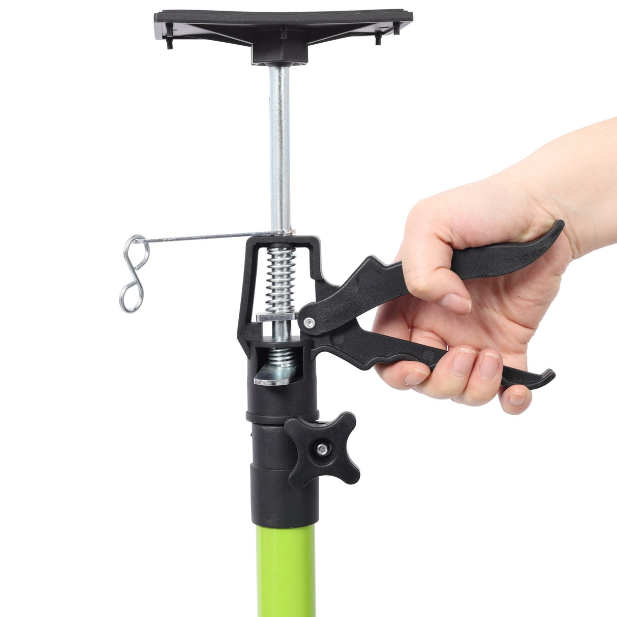 2Pack Adjustable Support Pole Steel 3rd Hand Support System Rod Extends from 45 to 114 Inch with Carrry Bag - Green - Fab Heavy Parts