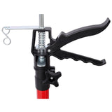 2Pack Adjustable Support Pole Steel 3rd Hand Support System Rod Extends from 45 to 114 Inch with Carrry Bag - Red - Fab Heavy Parts