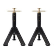 2PACK RV Adjustable Telescoping Stabilizer Jack Stand Supports Steel 16 to 30 Inches 6,000 Lbs Capacity - Fab Heavy Parts