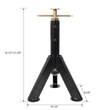 2PACK RV Adjustable Telescoping Stabilizer Jack Stand Supports Steel 16 to 30 Inches 6,000 Lbs Capacity - Fab Heavy Parts