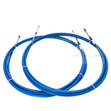 2PCS 11FT 3300/33C Universal Throttle Cable Fits for Yamaha Marine Boat Control - Fab Heavy Parts