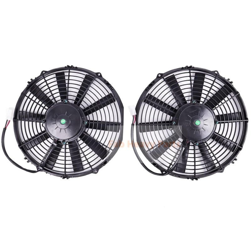 2PCS 12" Puller Fan 30101522 VA10-AP50/C-61A 12V - Fab Heavy Parts