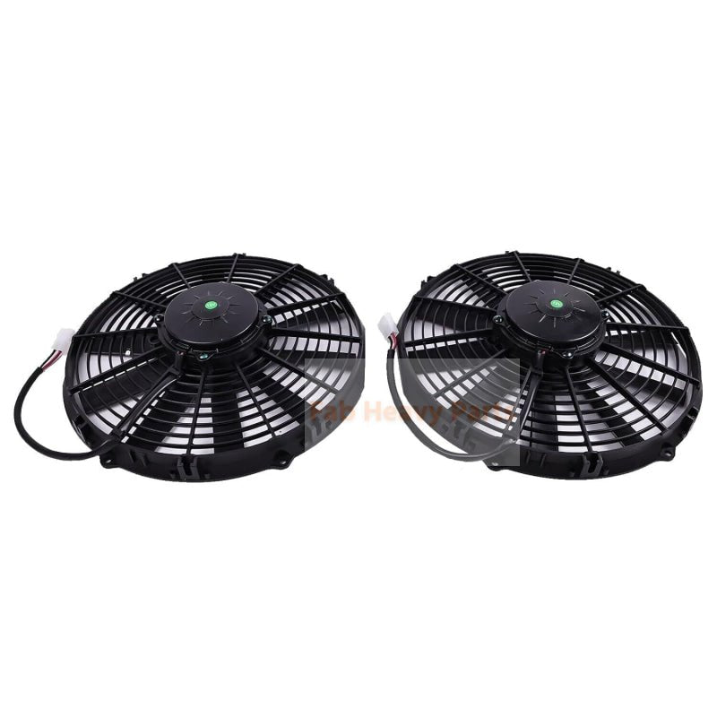 2PCS 12" Puller Fan 30101522 VA10-AP50/C-61A 12V - Fab Heavy Parts