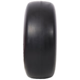 2PCS 13x5.00 - 6" Flat Free Lawn Mower Tires Smooth Tread 3/4" Bearing 3" Central Hub 500 LB Capacity per pc. - Fab Heavy Parts