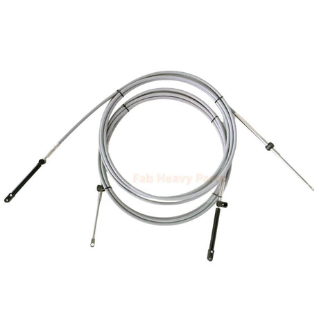 2PCS 18FT Shift/ Throttle Cable 881170AXX Fits for Mercury Outboard Control Box GEN I - Fab Heavy Parts