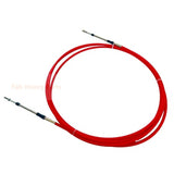 2PCS 20FT 3300/33C Throttle Cable Boat Control Cable Fits for Yamaha for Suzuki for Honda - Red - Fab Heavy Parts