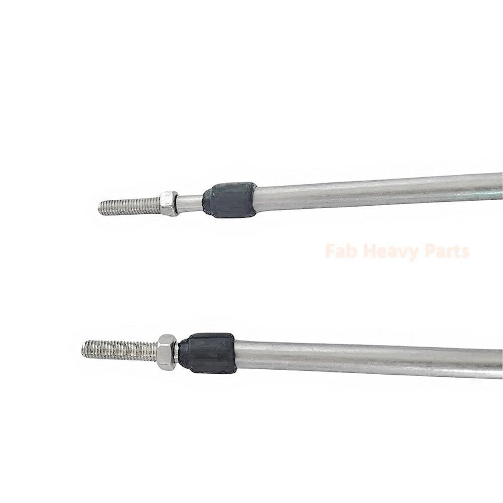 2PCS 21FT 3300/33C Universal Throttle Cable Fits for Yamaha Marine Boat Control - Fab Heavy Parts