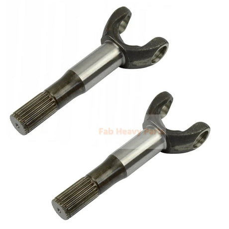 2PCS Front Axle Short Shaft 87306929 Fits for New Holland Backhoe LB75.B LB90.B LB110 LB95 LB75 B90B B95 B110 - Fab Heavy Parts
