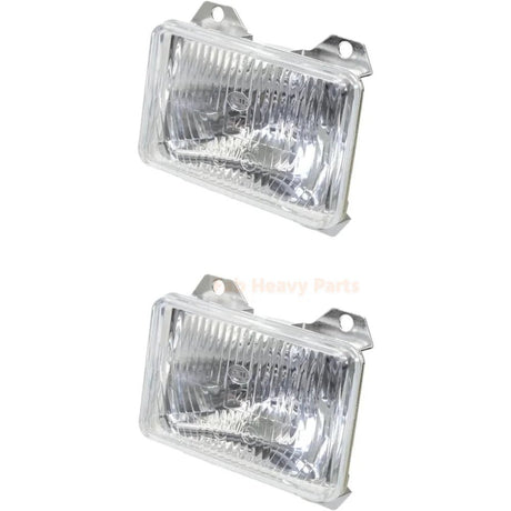 2Pcs LH Headlight AL152330 Fits for John Deere 4045 6068 Engine 1654 2054 5620 6330 6430 6515 6630 6830 - Fab Heavy Parts